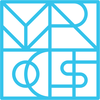 logo in blue